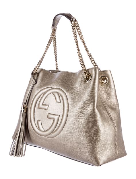 nude gucci chain bag|Gucci shoulder bag with chain.